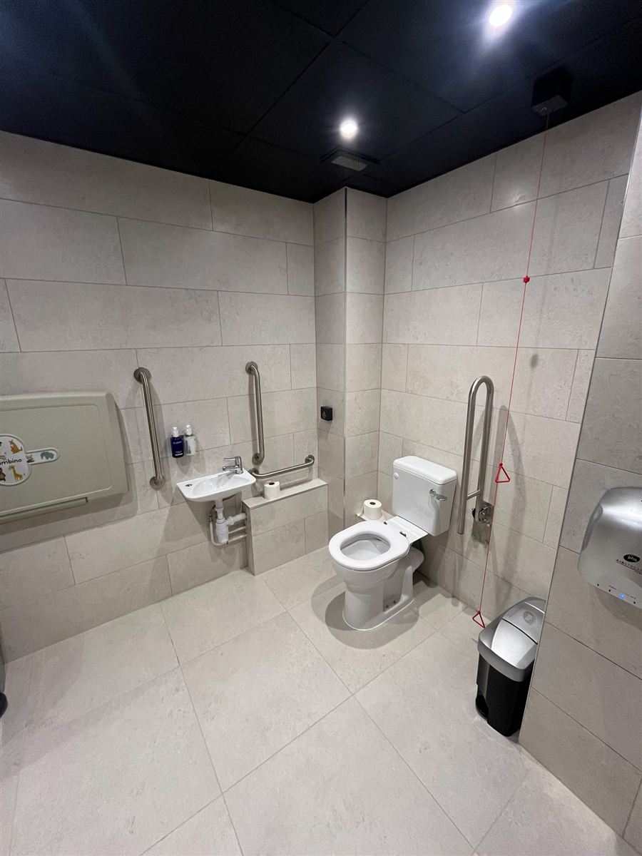 Coldra Court washroom after refurbishment
